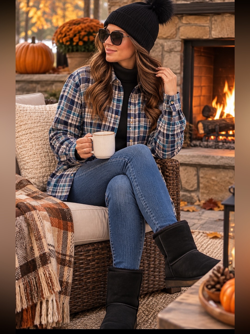 RedHead Blue Plaid Shirt NEW size Small great for layering fall weather winter.